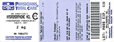 image of 2 mg package label - 2mg package label